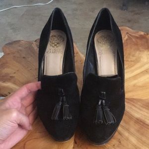 Vince Camuto Suede Tassel Pumps